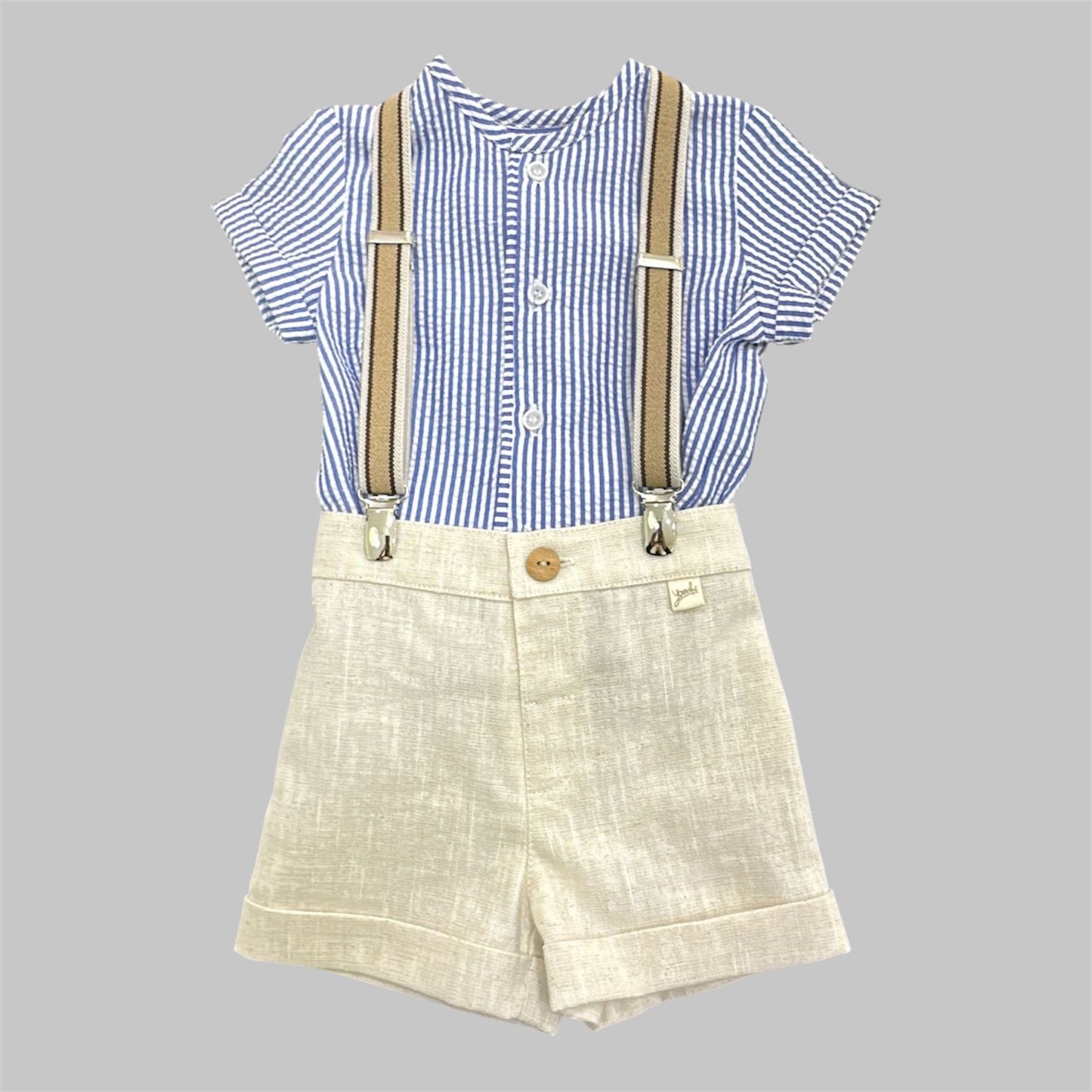 Salopette e camicia yoedu