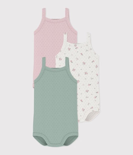 Tris body traforato a bretella petit bateau
