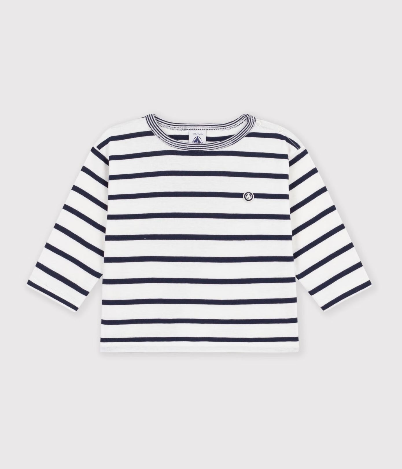 T-shirt manica lunga petit bateau
