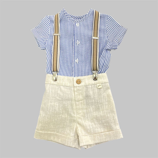 Salopette e camicia yoedu